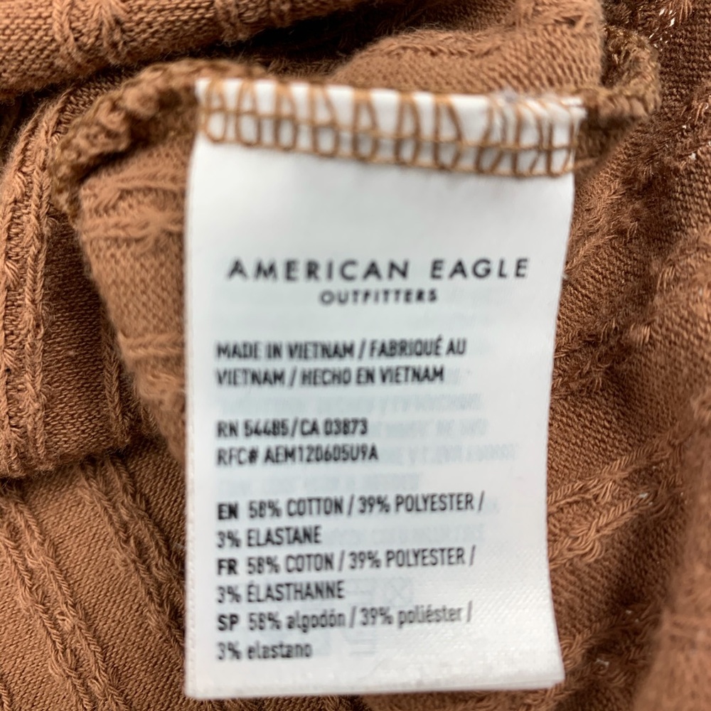 [American Eagle] Ribbed Button Detail Pullover Top - image 5
